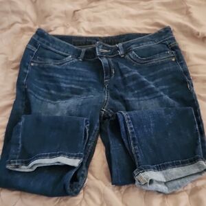 Simply Vera Vera Wang Dark Blue Ankle Jeans